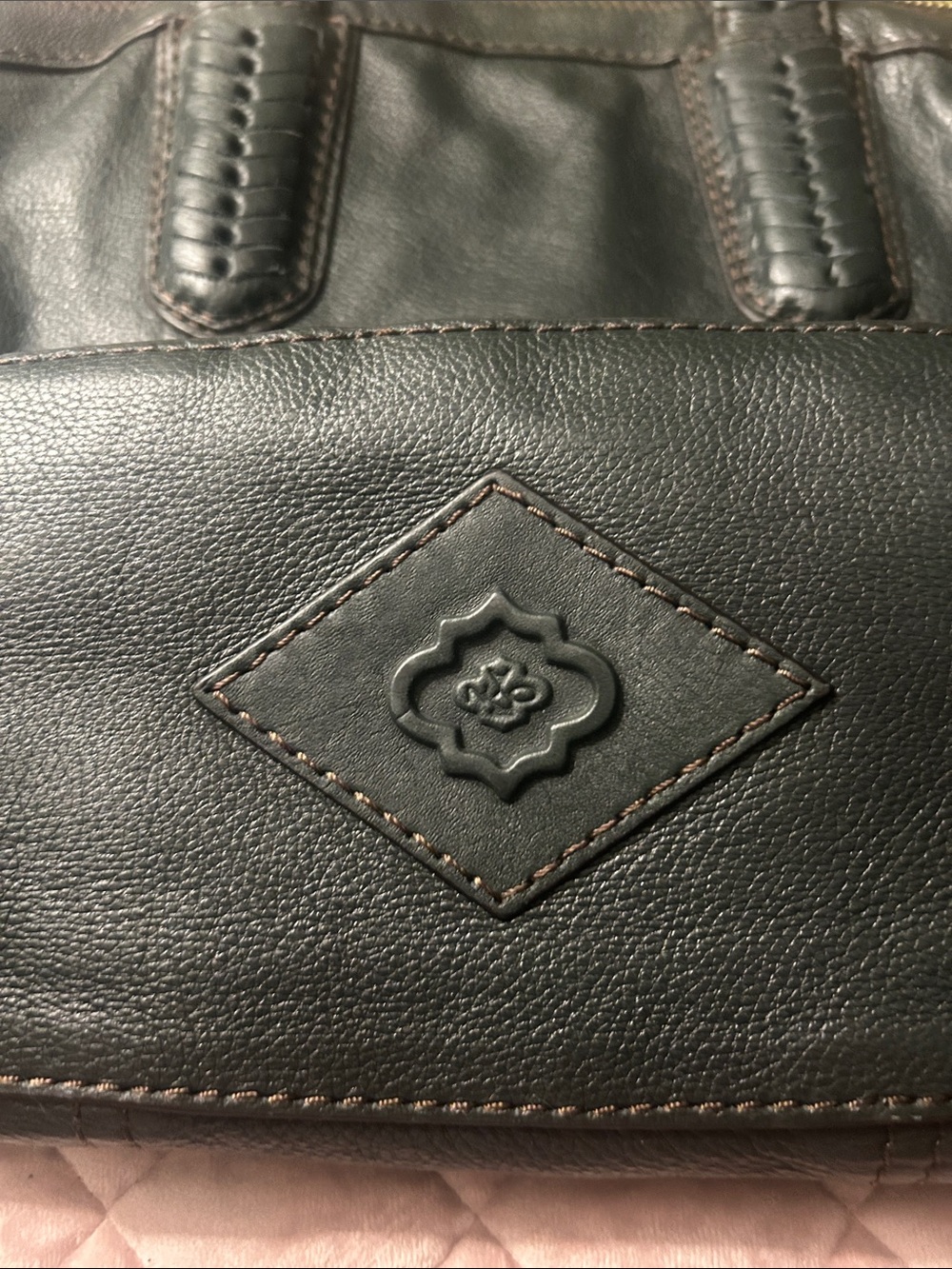 orYANY Black Pebbled Leather Braided-Detail Tote - Picture 9 of 11